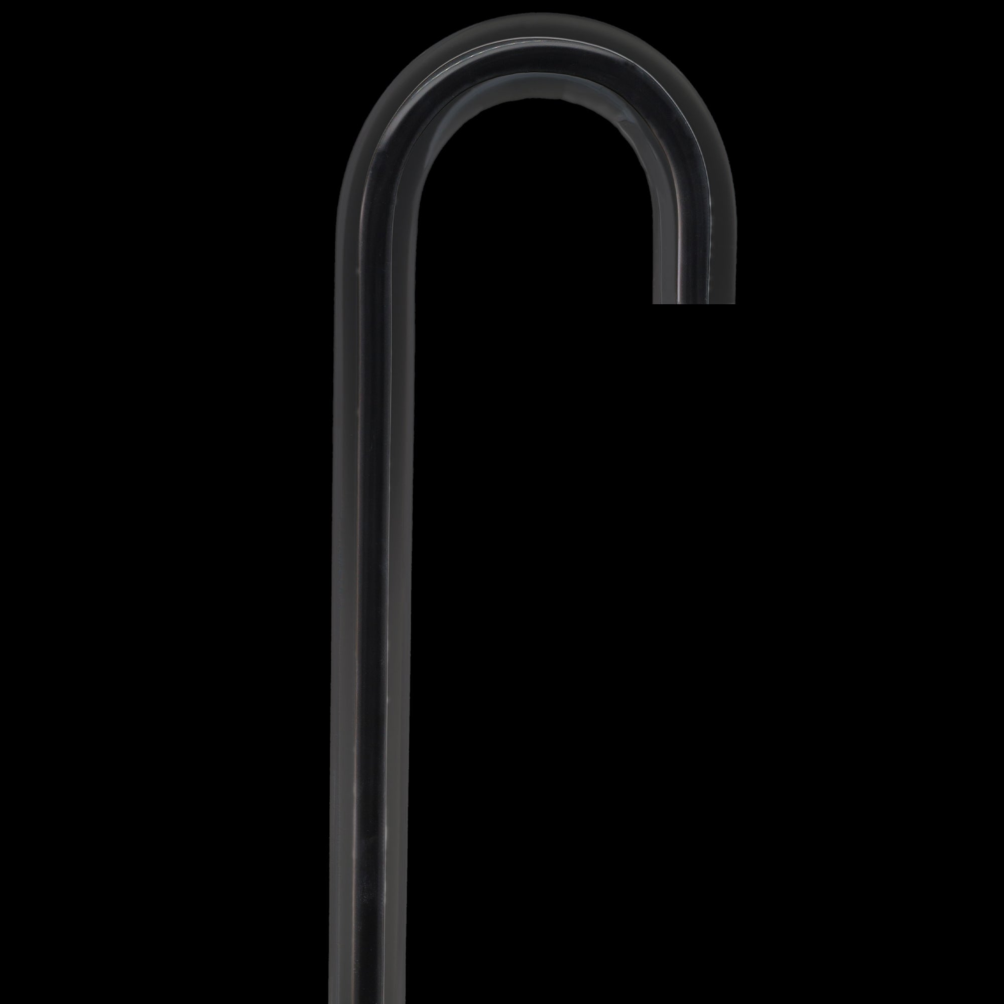 The Obsidian Streak Cane: Black Line in Invisible Shaft Outlet