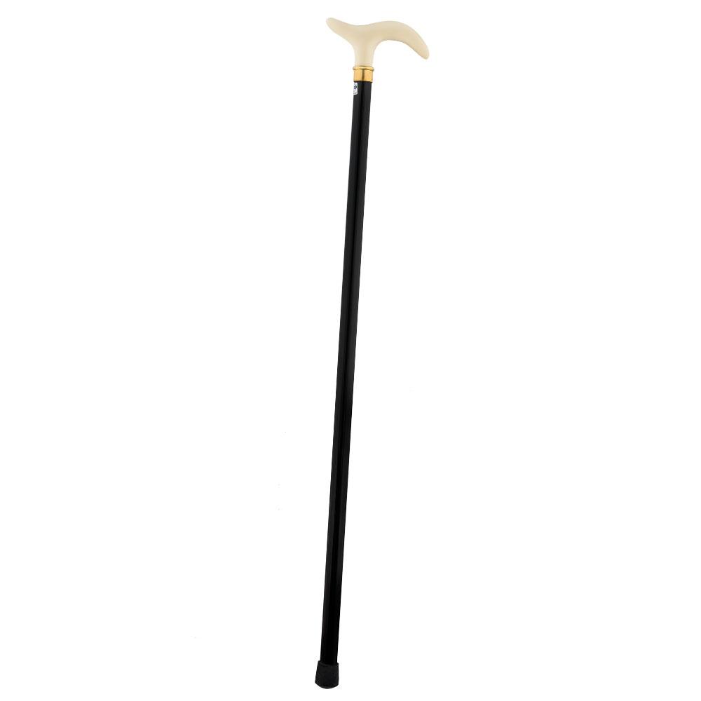 Scratch and Dent Faux Ivory Nuevo Handled Walking Cane w/ Black Beech Wood Shaft & Brass Collar V2048 With Paypal Cheap Online