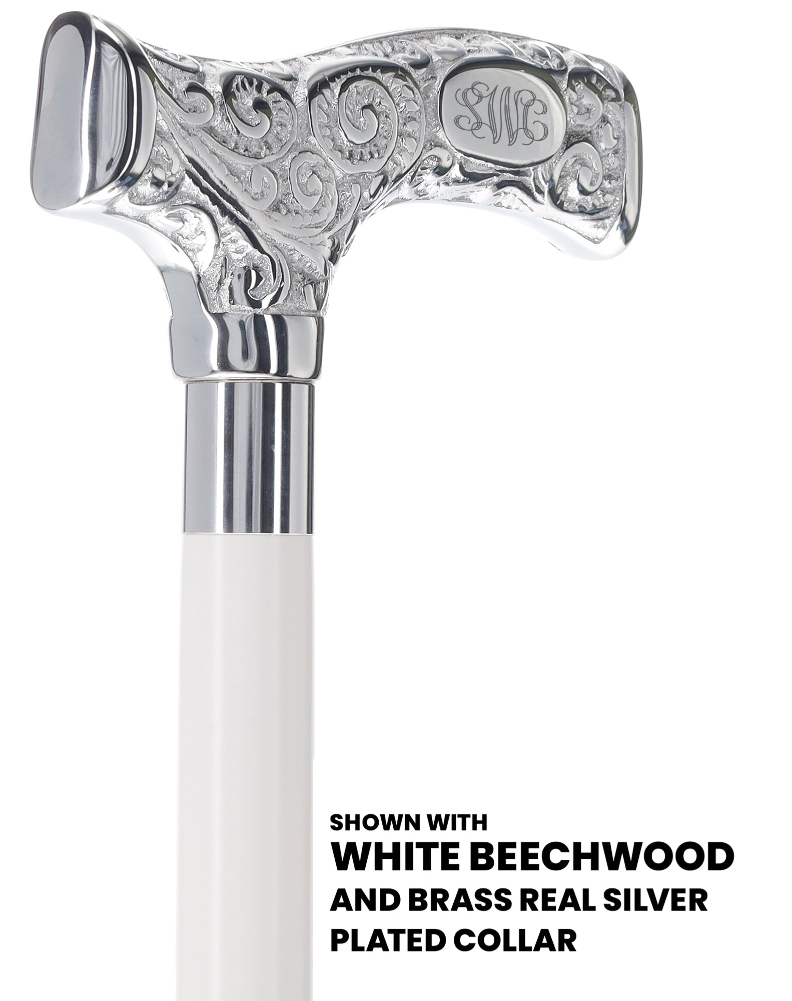 Make It Yours: Premium Chrome Cane w/ Personalized Engraving Pay With Visa For Sale