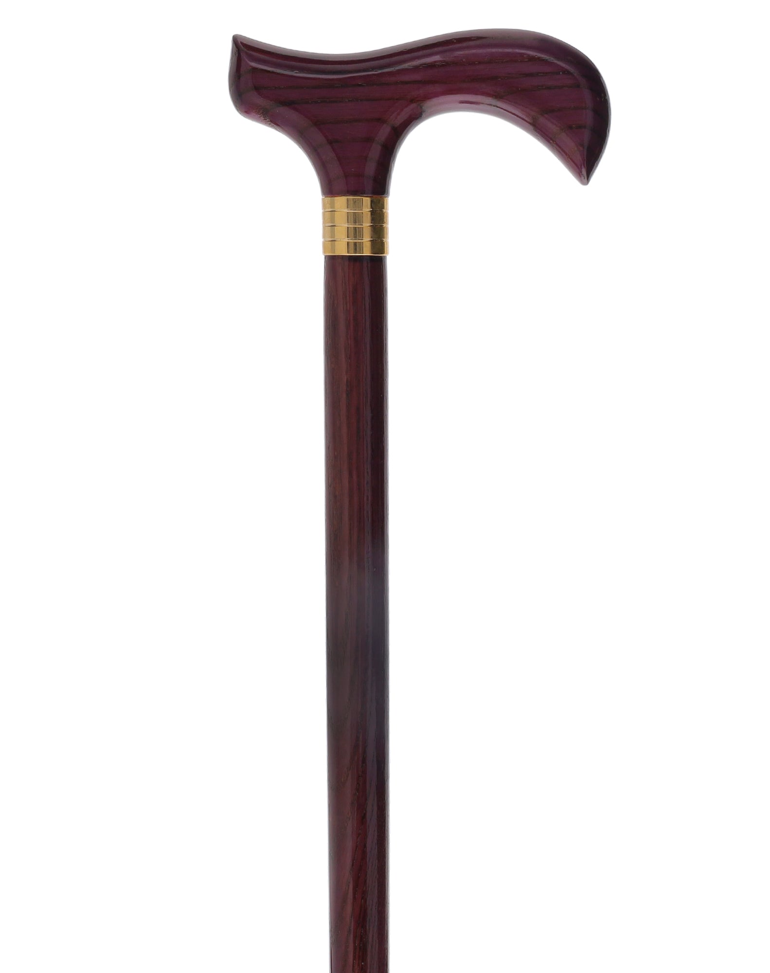 Limited Single Item Listing: Purple Derby cane w/ Gold collar View For Sale