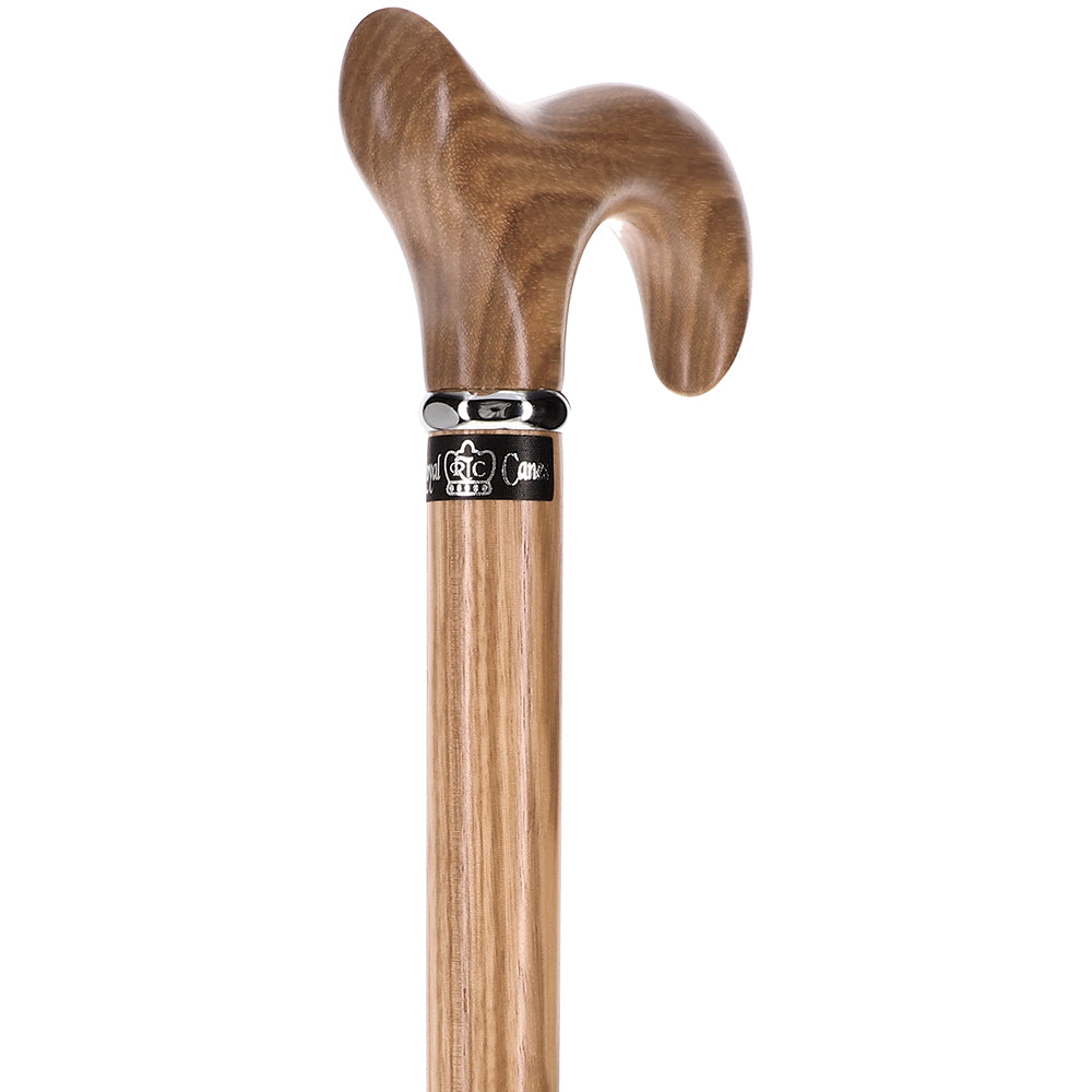 Genuine Striped Zebrano Derby Walking Cane with Natural Design Shipping Outlet Store Online