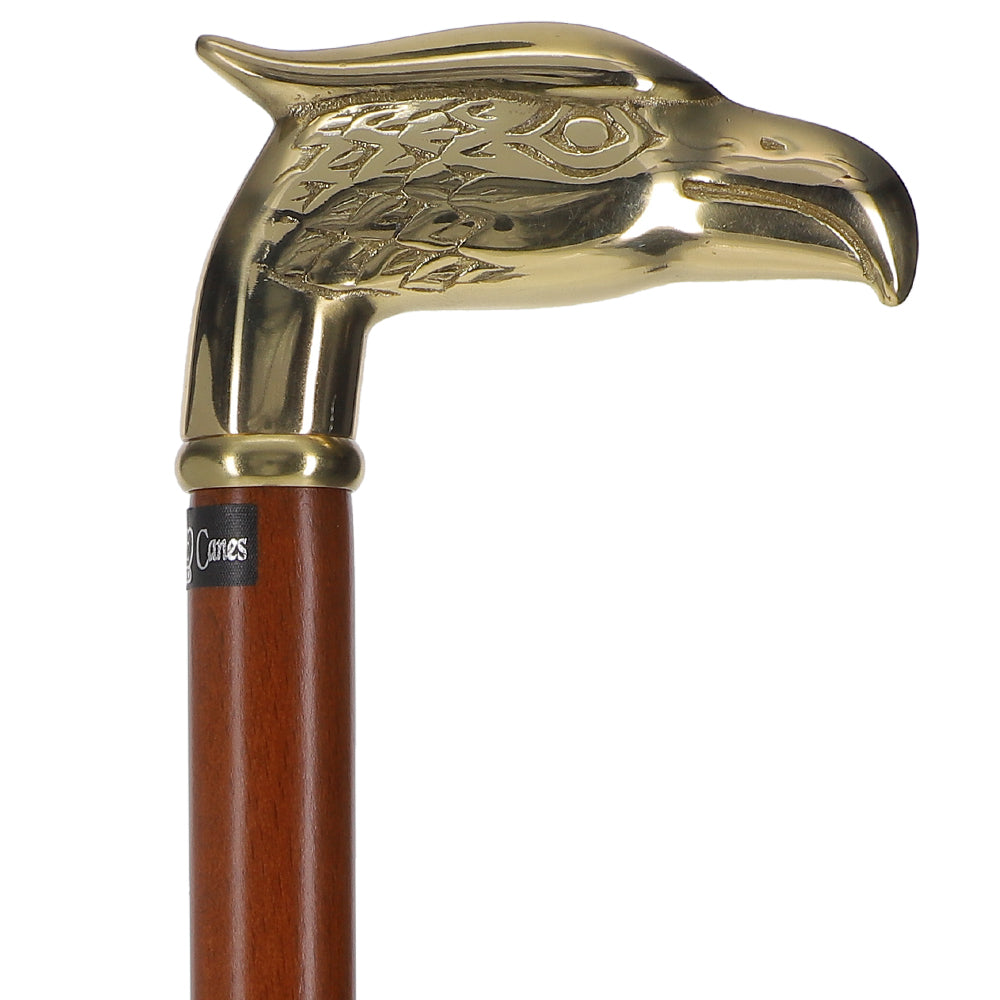 Premium Brass Eagle Handle Cane: Patriotic Design Low Shipping Cheap Pice