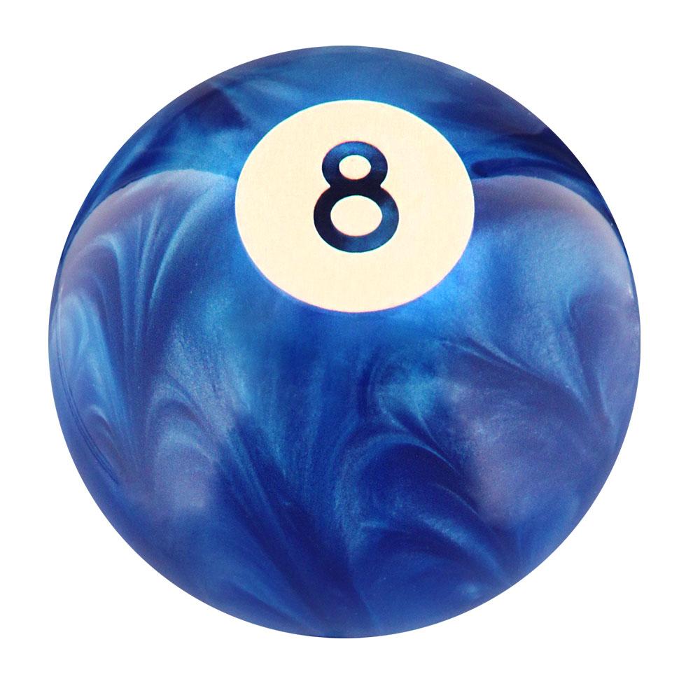 8 Ball Blue Pearl Round Knob Cane w/ Custom Wood Shaft & Collar Discount Latest