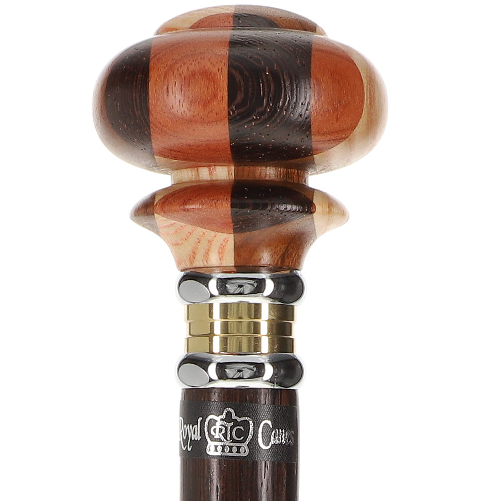 Scratch and Dent Mad Hatter: Inlaid Multi-Wood Knob with Wenge Wood Shaft V3082 Sale Finishline