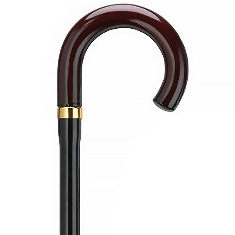 Scratch and Dent Folding Cane: Solid wood Crook Handle & aluminum shaft V3108 Outlet Deals