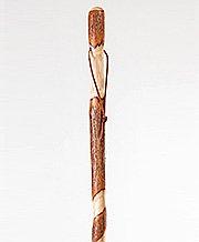 Spiral Scored Sassafras Hiking Staff Order Cheap Pice