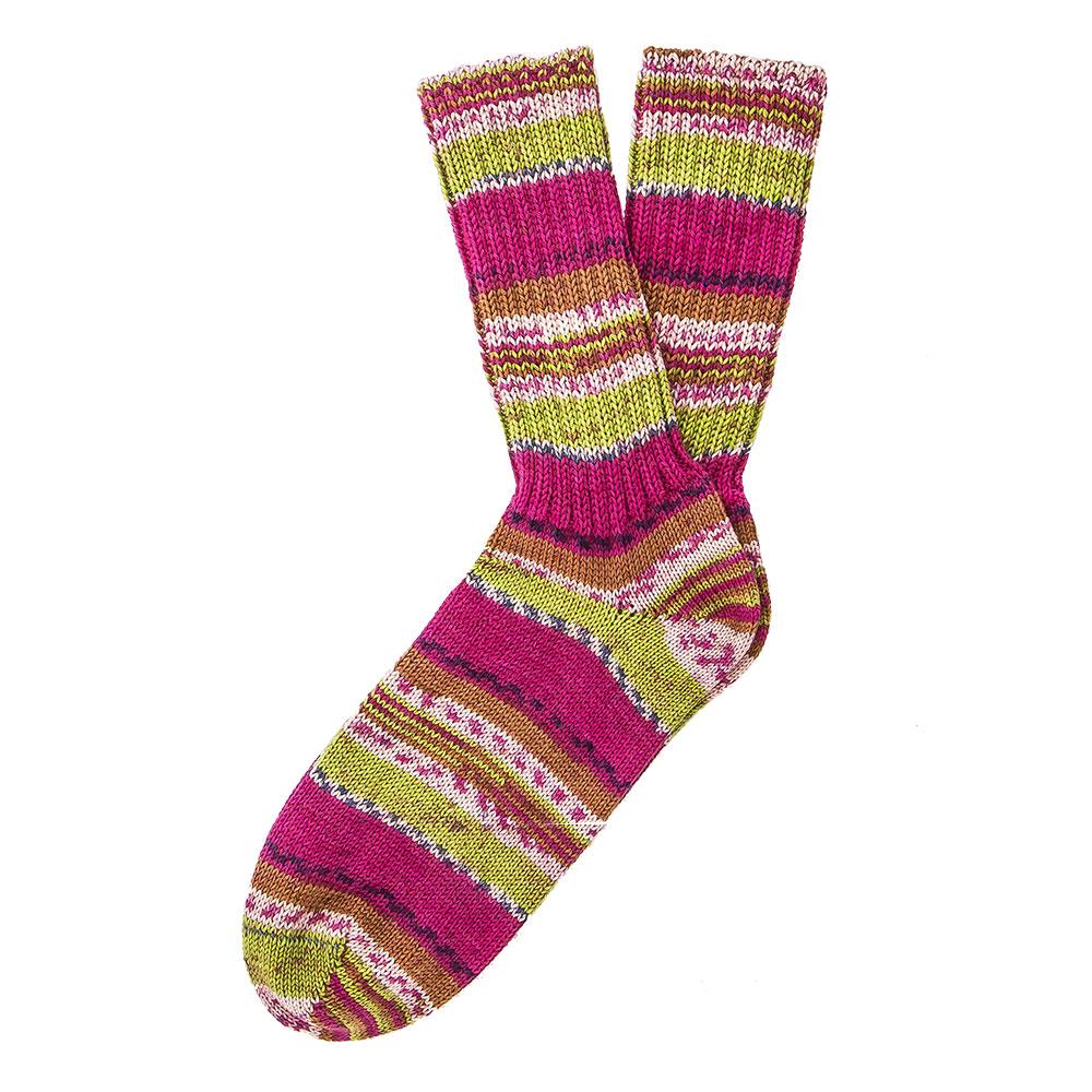 Ladies Passionate Pink Pattern Designer Irish Wool Country Socks Buy Cheap 2025 Newest