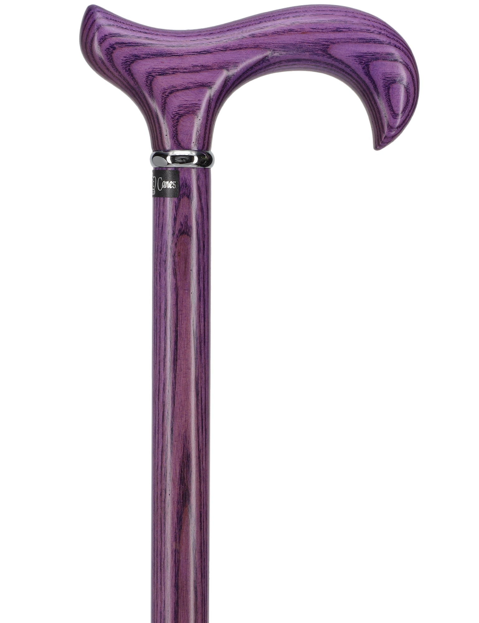 Vivid Purple Derby Cane with Premium Ash Wood Shaft Clearance With Mastercard