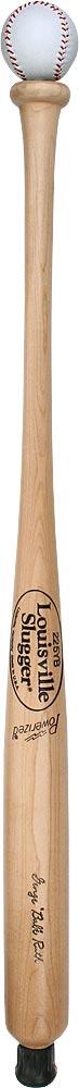 Louisville Slugger Leather Baseball Handle Walking Stick - Natural Ash Free Shipping High Quality