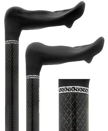 Lightweight & Adjustable: High-Tech Carbon Fiber Palm Grip Cane Store Cheap Online