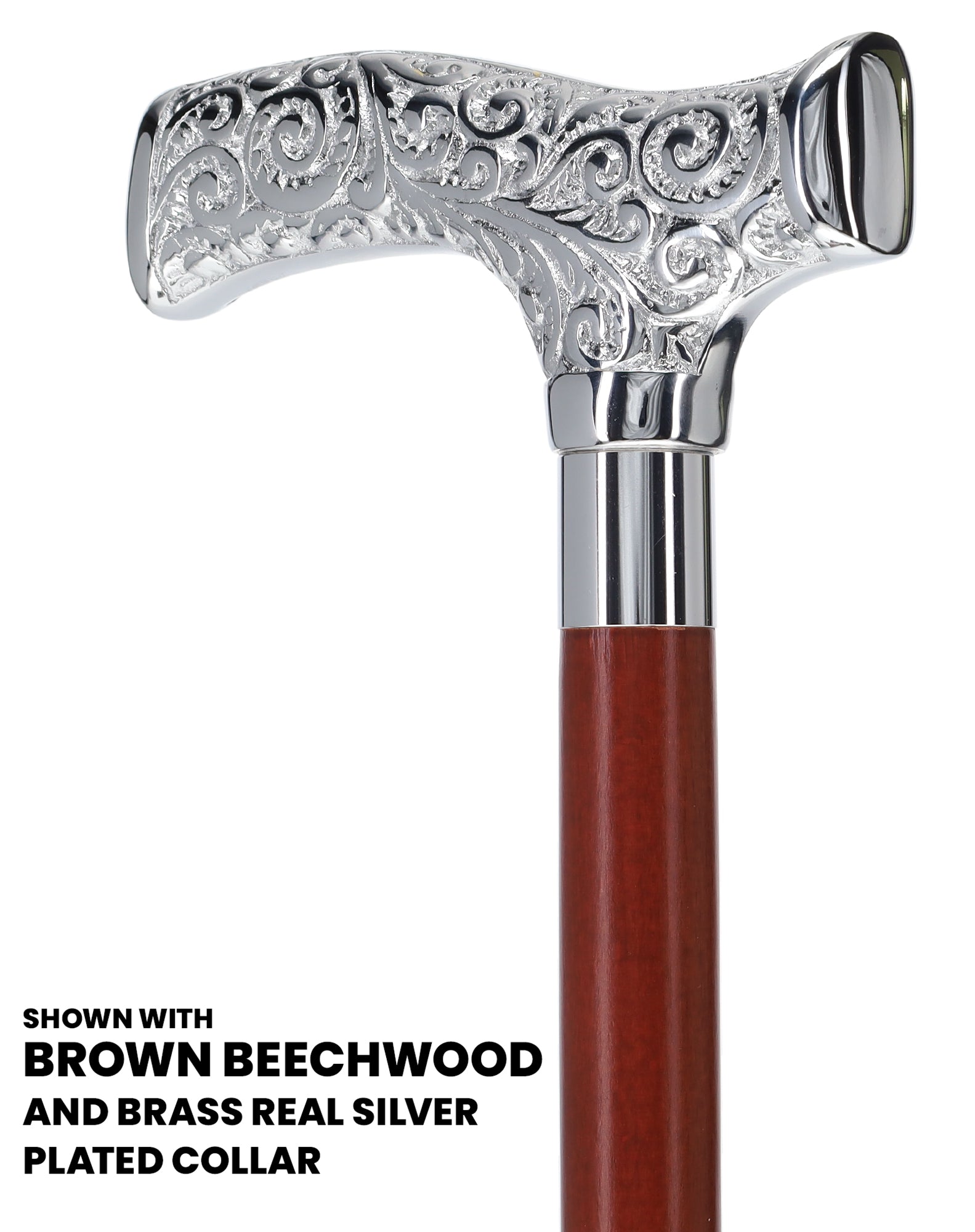 Make It Yours: Premium Chrome Cane w/ Personalized Engraving Pay With Visa For Sale