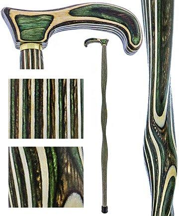 USA-Made Twisted Field & Stream Cane: Colorwood Laminate Free Shipping Fashionable