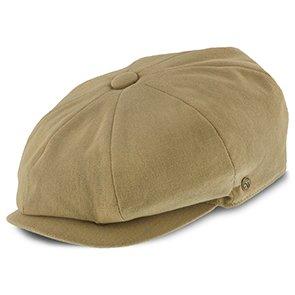 Beckham - Walrus Hats Tan Cotton 8 Panel Newsboy Cap Online Online Outlet Sale