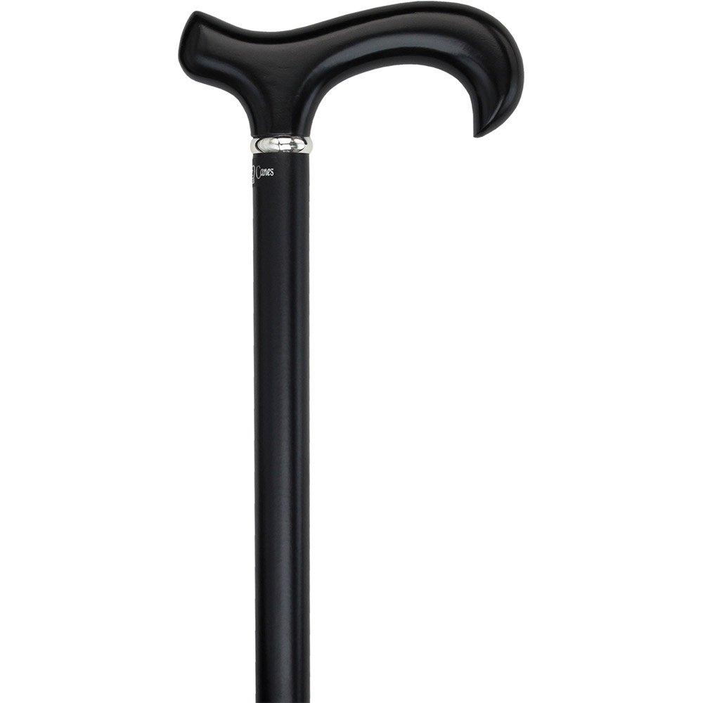 Exquisite Black Derby Cane, Silver Accent - Royal Elegance Free Shipping Outlet Store