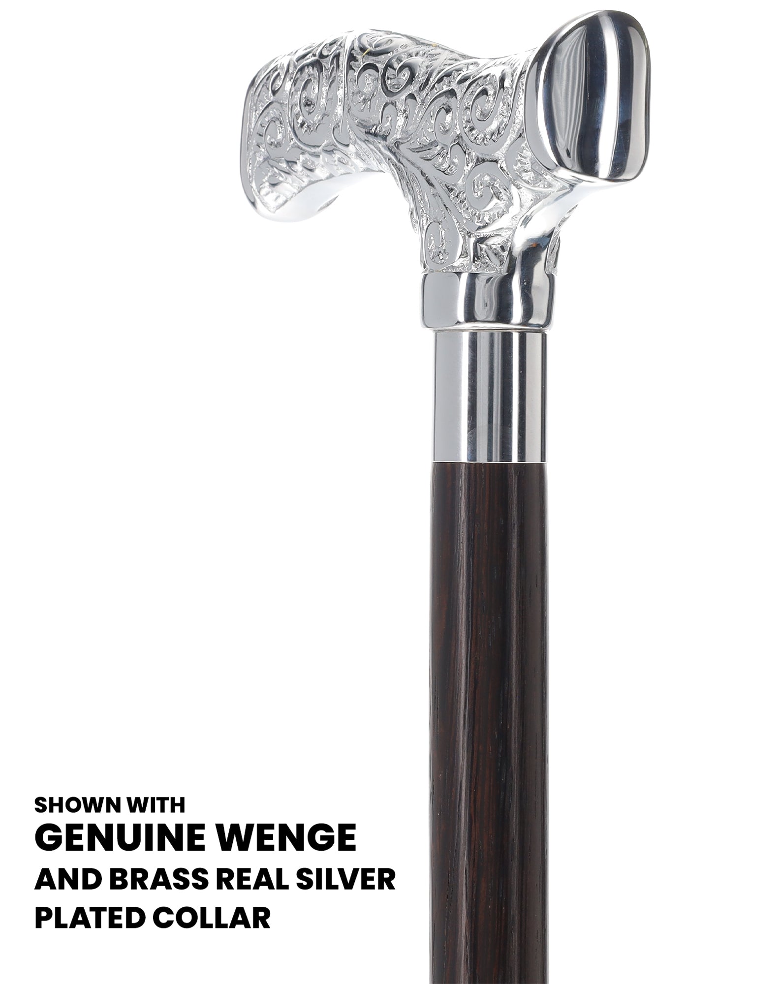 Make It Yours: Premium Chrome Cane w/ Personalized Engraving Pay With Visa For Sale