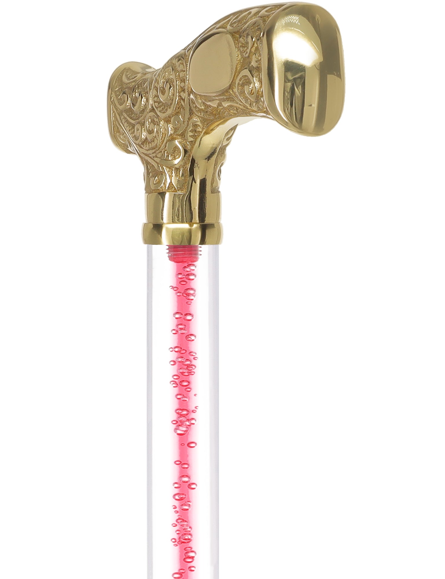 Make It Yours: Color Invisible Clear Shaft w/ Premium Brass Cane Cheap Best Store To Get