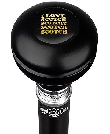 I Love Scotch Casino Knob Stick: Large Knob, Pewter Collar 100% Original Online