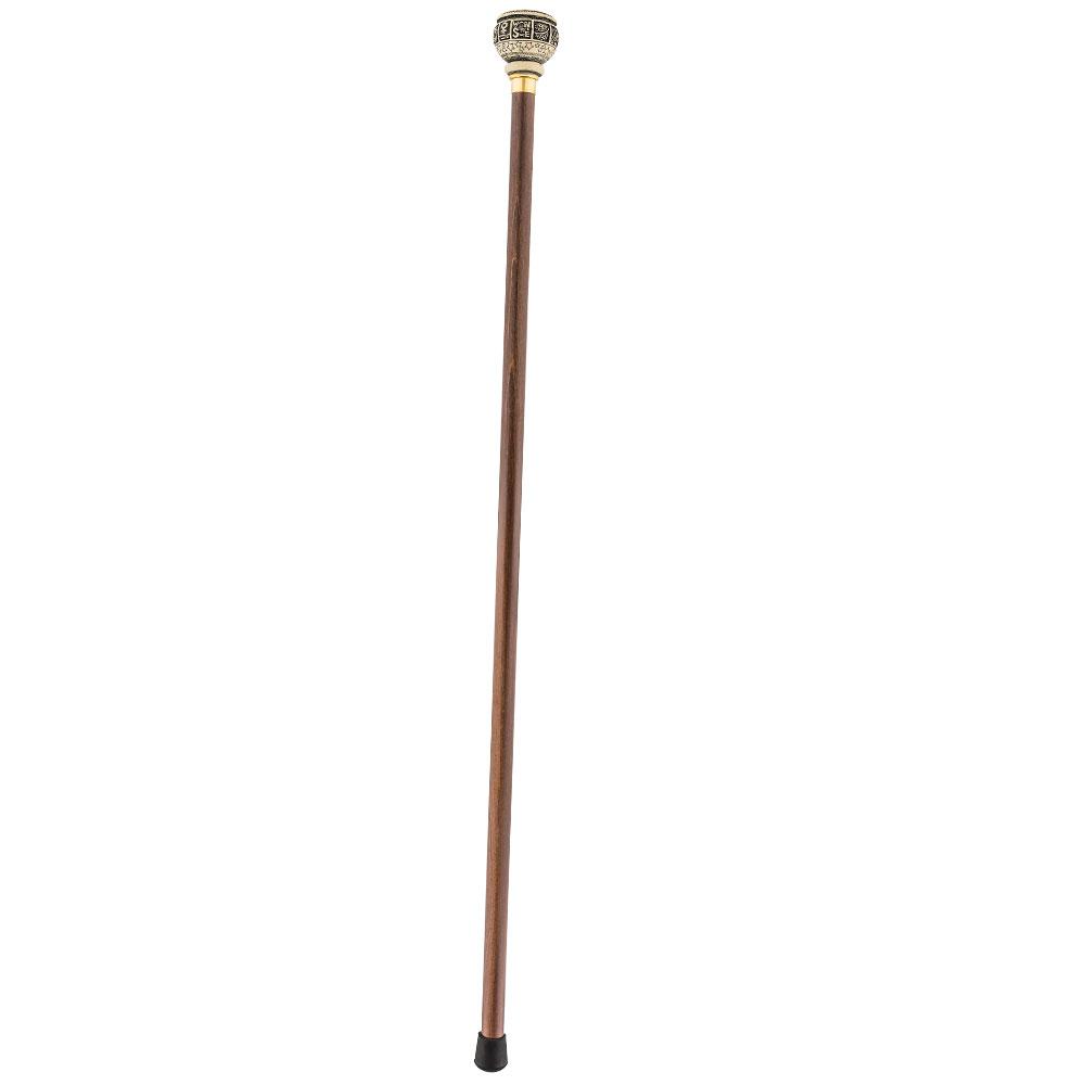 Scratch and Dent Astrological Pisces Knob Cane w/ Brown Beechwood Shaft and Brass Collar V2406 Clearance Factory Outlet