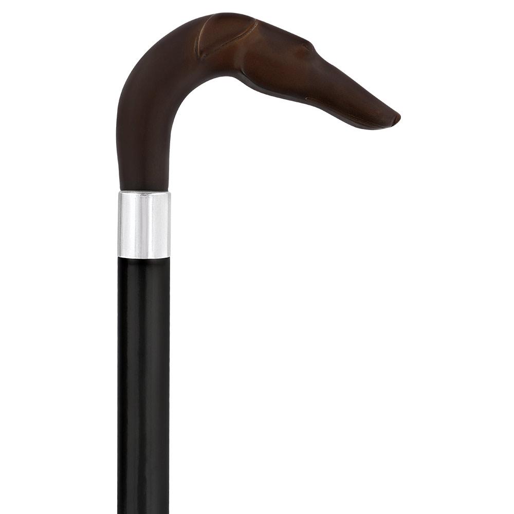 Whippet Dog Crook Cane: Unique Style & Design With Paypal For Sale