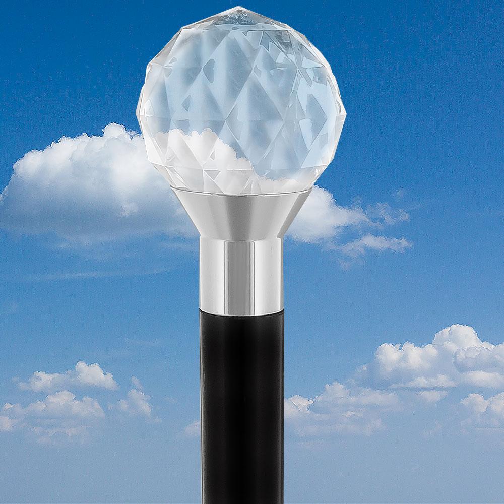 Crystal-Like Lucite Ball Handle Cane - Sophisticated Design For Sale Cheap Pice From China