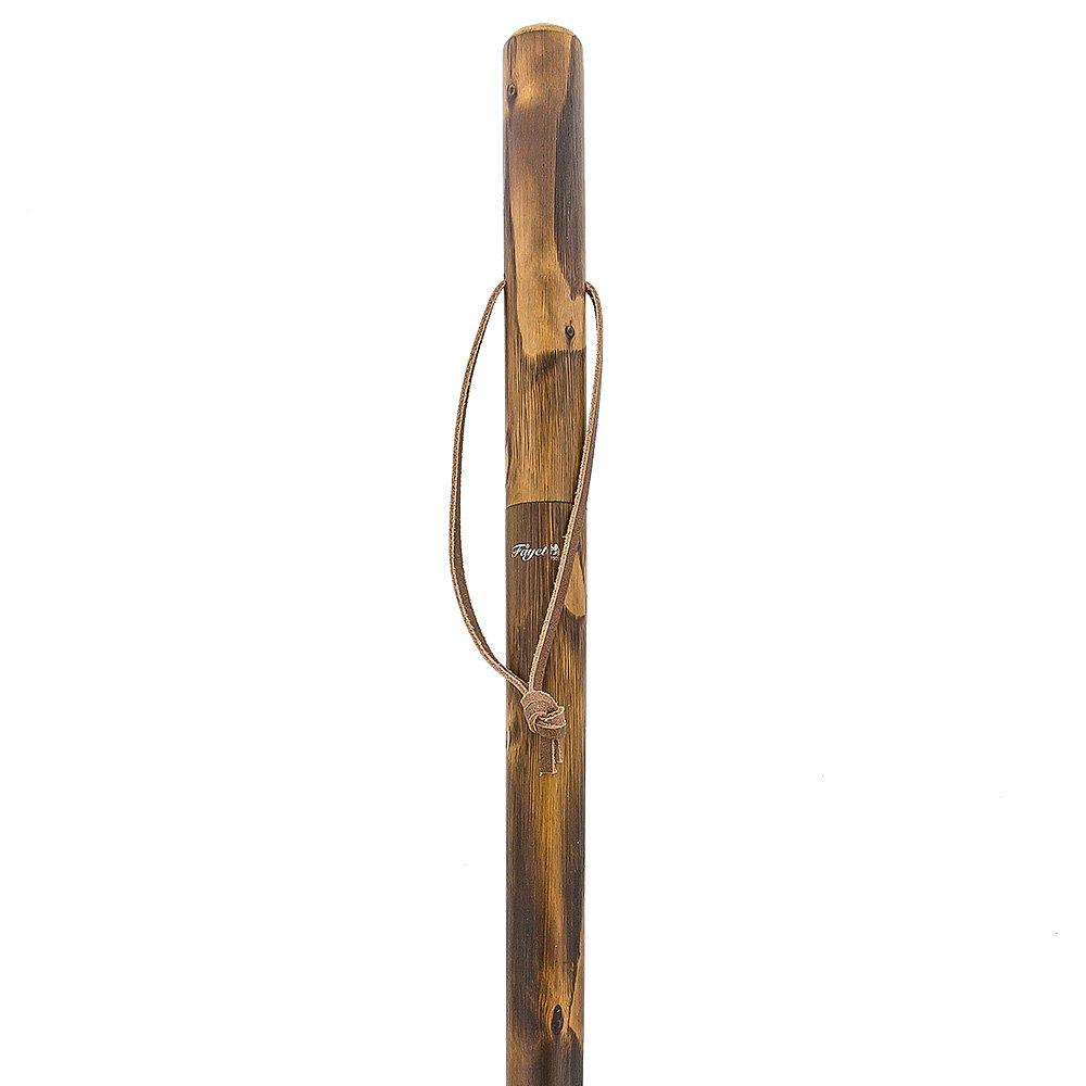 Brown Natural Chestnut Wood Sword-Gadget Hiking Staff w/ Compass Free Shipping New Styles