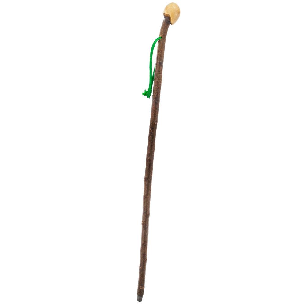 Scratch and Dent Extra Long Root Knobbed Walking Stick w/ Blackthorn Shaft & Green Strap V3392 Fashionable