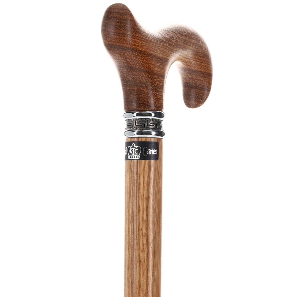 Genuine Zebrano Derby Cane with Matching Shaft & Pewter Collar Tumblr Online