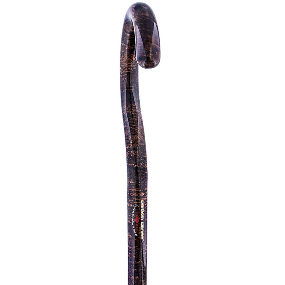 Carbon Fiber Folding Tourist: Faux Wood Walking Cane, 2-Piece Cheap Low Cost