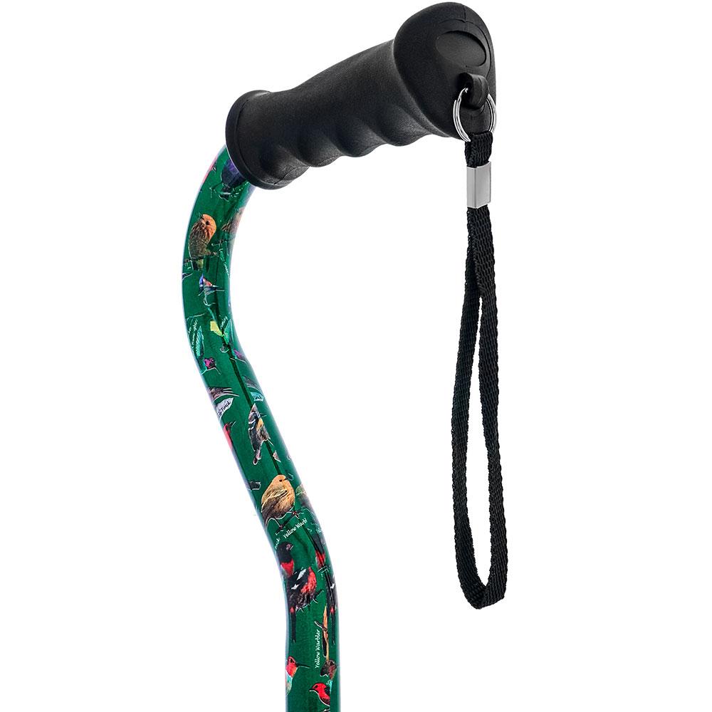 American Songbird Aluminum Convertible Quad Base Walking Cane - Adjustable Shaft Buy Online