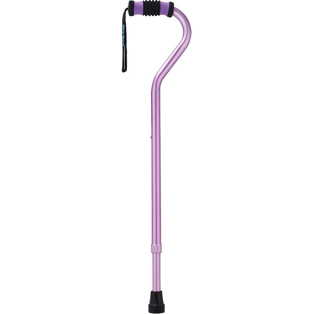 Purple Offset Walking Cane w/ Color matching Grip Buy Cheap Perfect