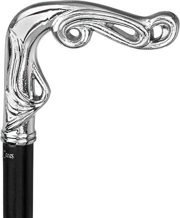 Scratch and Dent Luxury Silver Vine Design Fritz Cane - Chrome Plated V3360 Discount Shop For