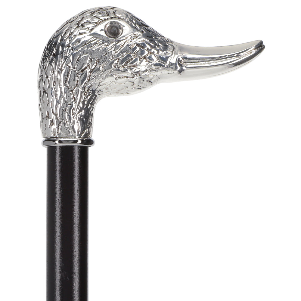 Italian Luxury Silver 925 Duck Walking Stick: Elegant Design Discount Codes Really Cheap