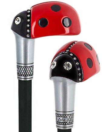 Lady Bug Lola Signature Carbon Fiber Walking Cane - 1 Black Shaft Collections Cheap Pice