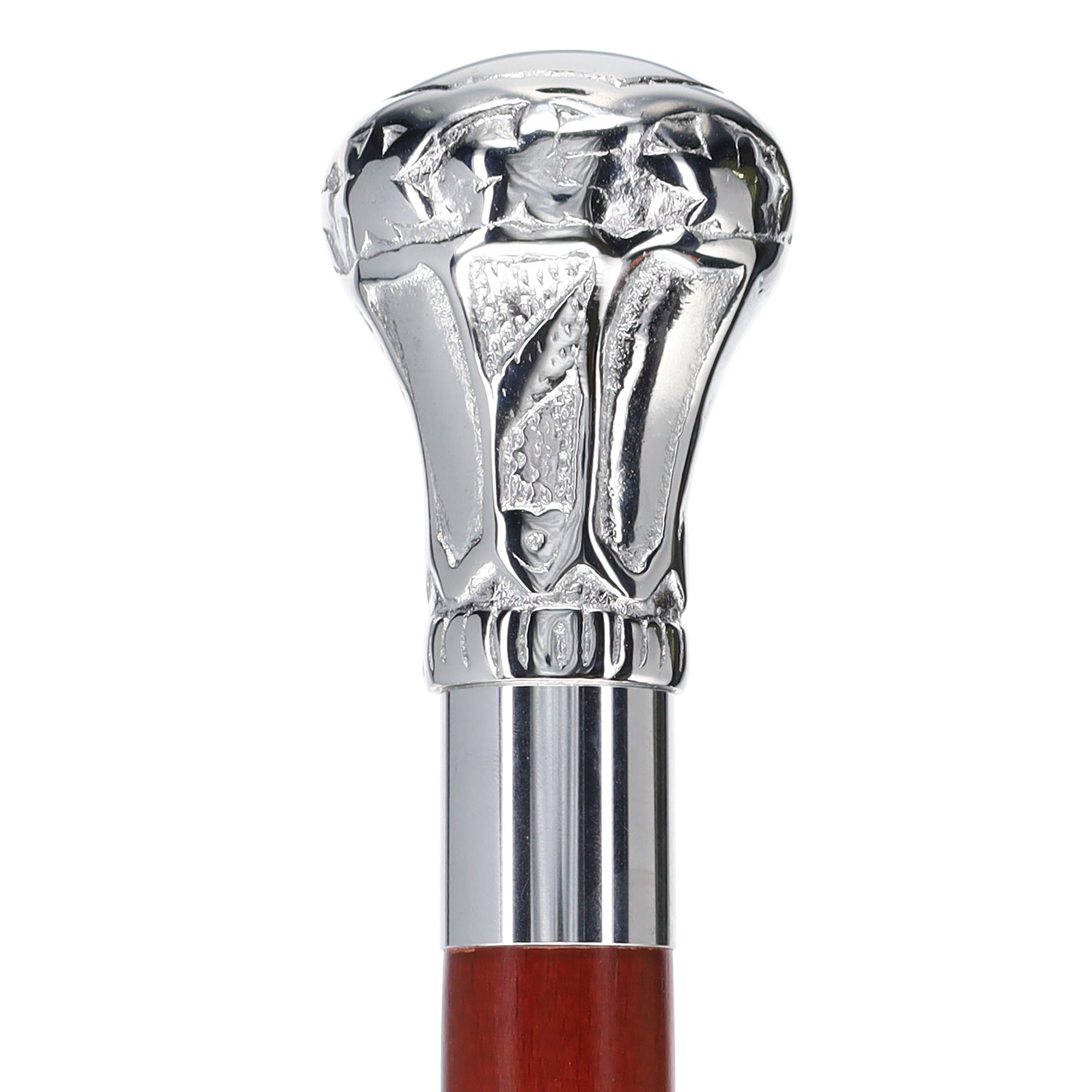 Knob Premium Chrome Brass Cane: Custom Shaft & Collar Buy Cheap 100% Guaranteed