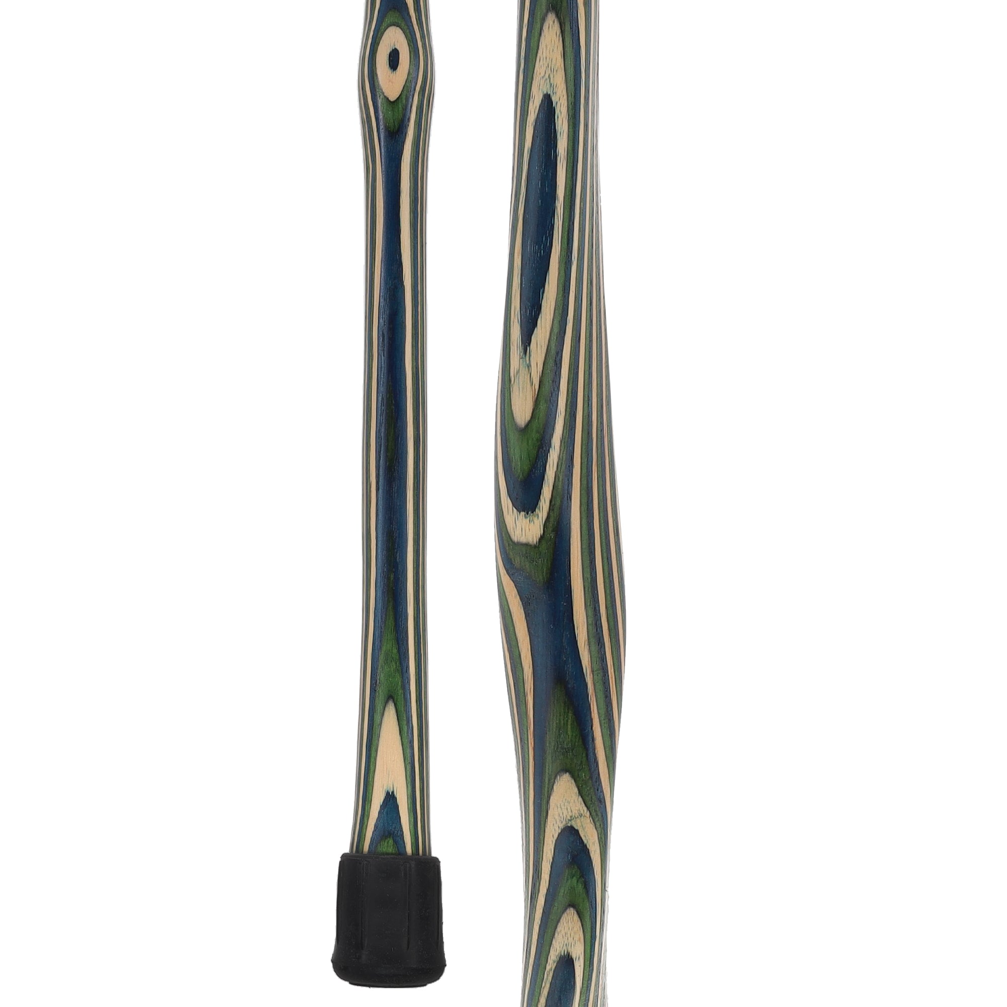 USA-Made Blue/Green/Brown Light Hiking Staff: Maple, Compass Brand New Unisex Sale Online