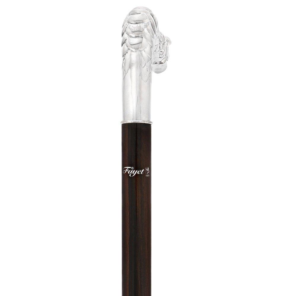 French Dragon Sword Cane: Silver Plated Fritz, Stamina Wood Cheap Sale Release Dates