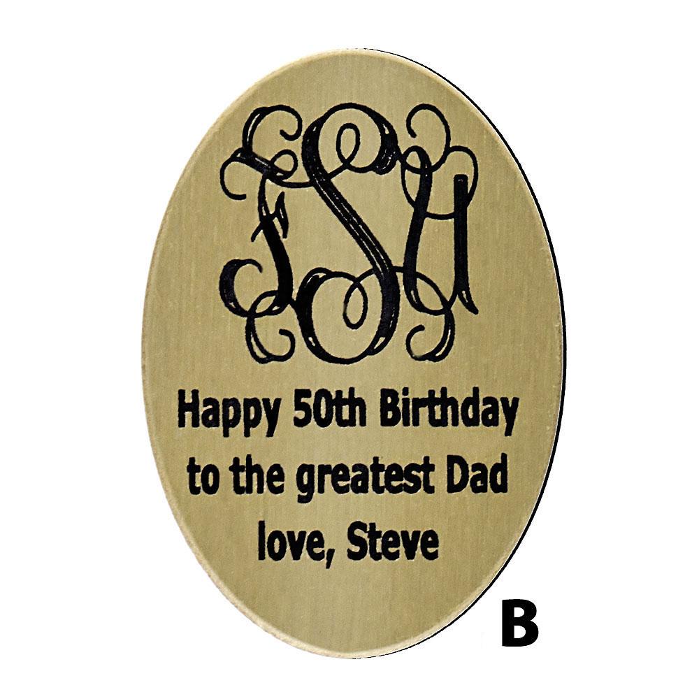 Personalize with Oval Brass Engraving: Custom Cane Accessory Wiki Cheap Pice