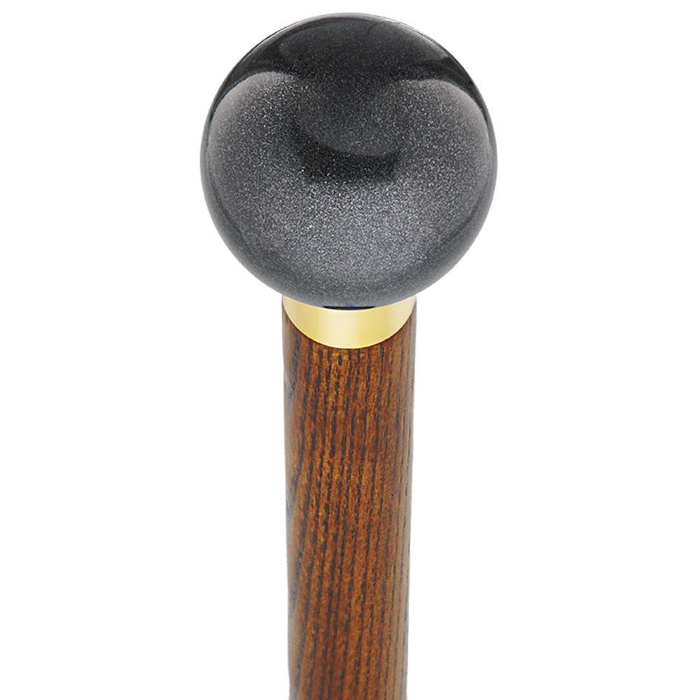 Carbon Graphite Round Knob Cane w/ Custom Color Ash Shaft & Collar Free Shipping Very Cheap