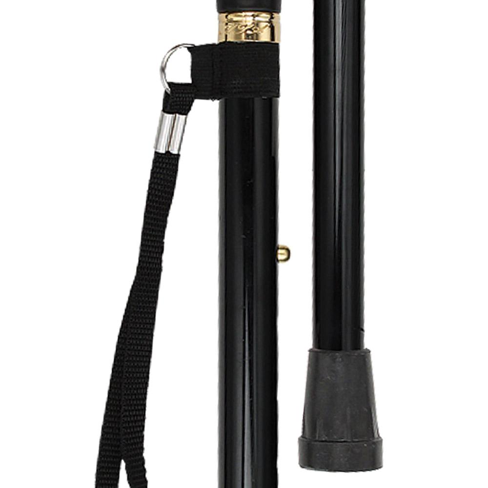 Black Folding Derby Cane: Adjustable & SafeTbase Shop For Sale