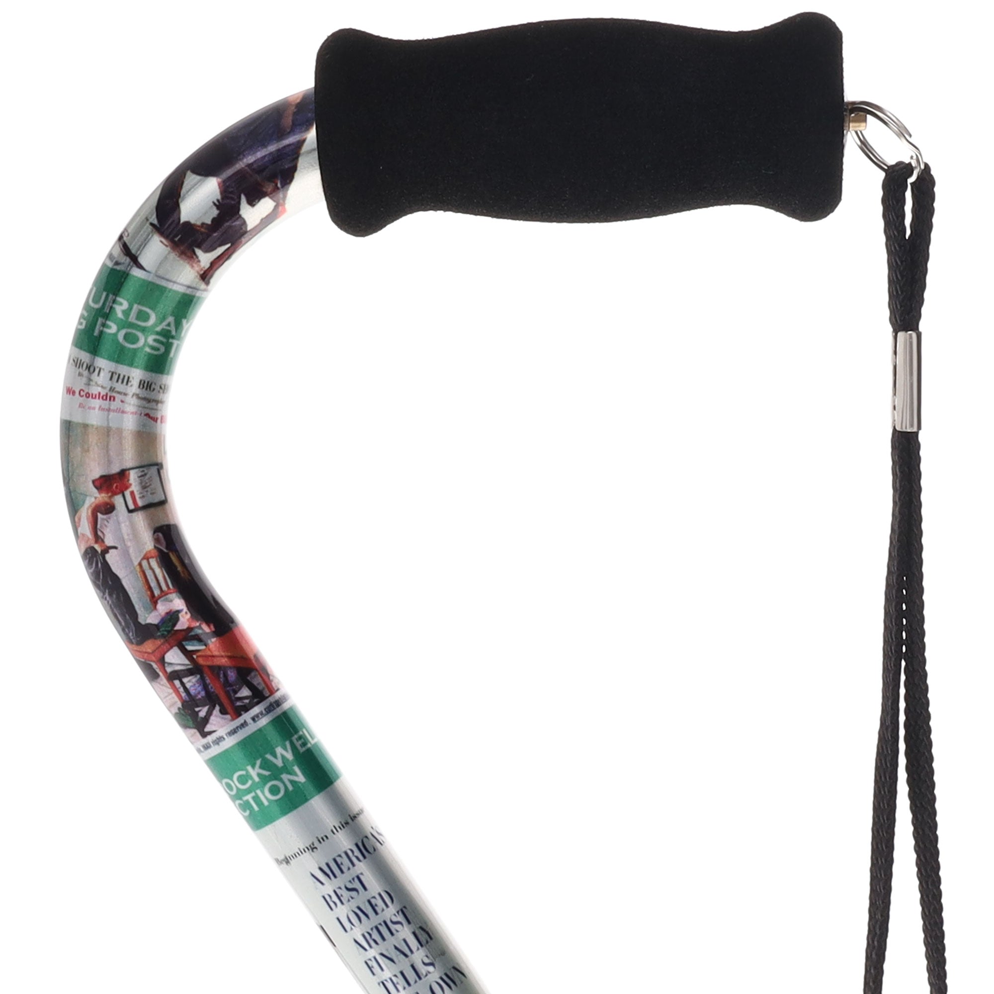 Limited single item listing: Norman Rockwell walking cane Fashion Style Cheap Online