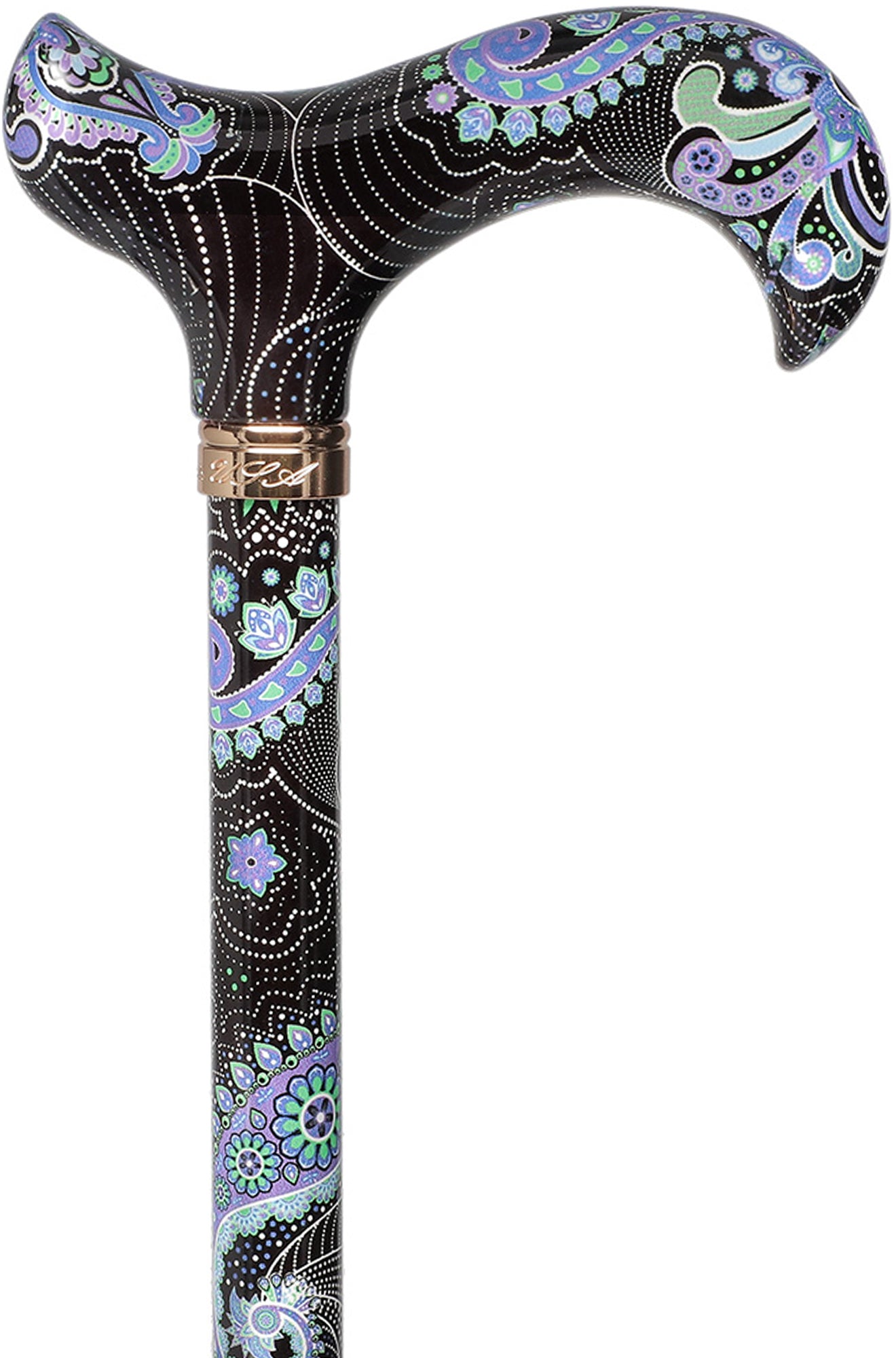 Purple Majesty: Designer Adjustable Cane w/ Patterned Handle Sale Deals