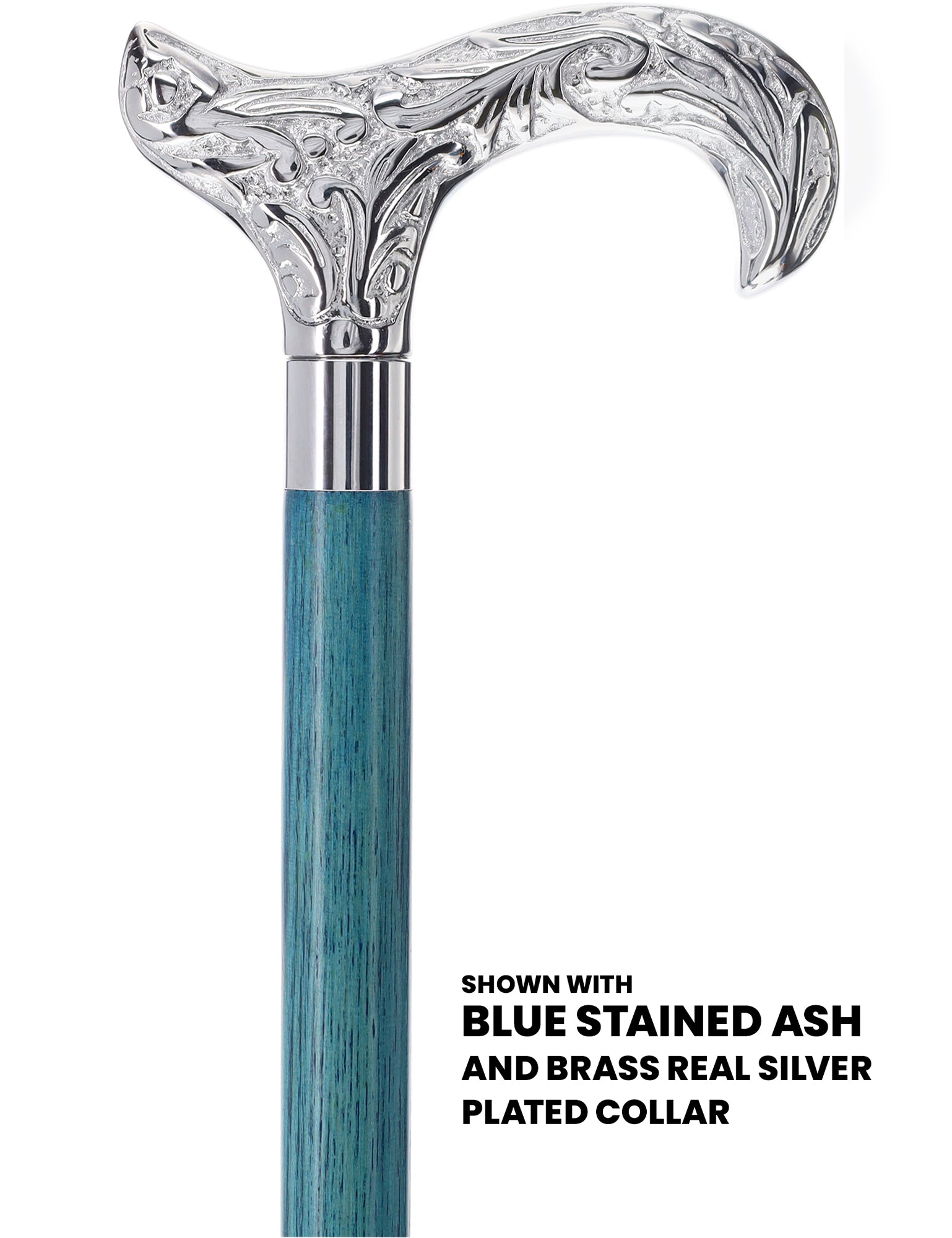 Derby Premium Chrome Brass Cane: Stained Custom Color Shaft Clearance Cheap Online