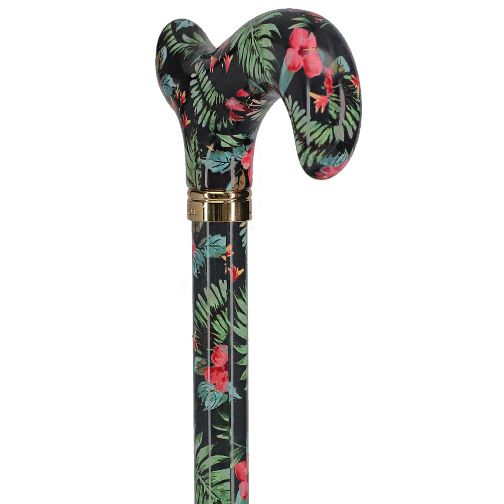 Island Way: Designer Adjustable Cane w/ Patterned Handle Visa Payment For Sale