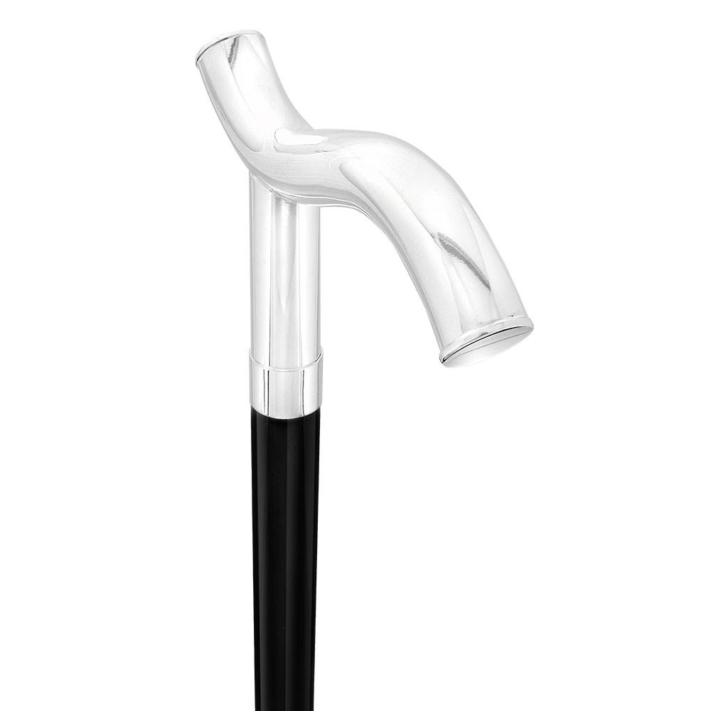 Italian Luxury: 'Soft Whispers' Cane, Crafted in 925r Silver Outlet Lowest Pice