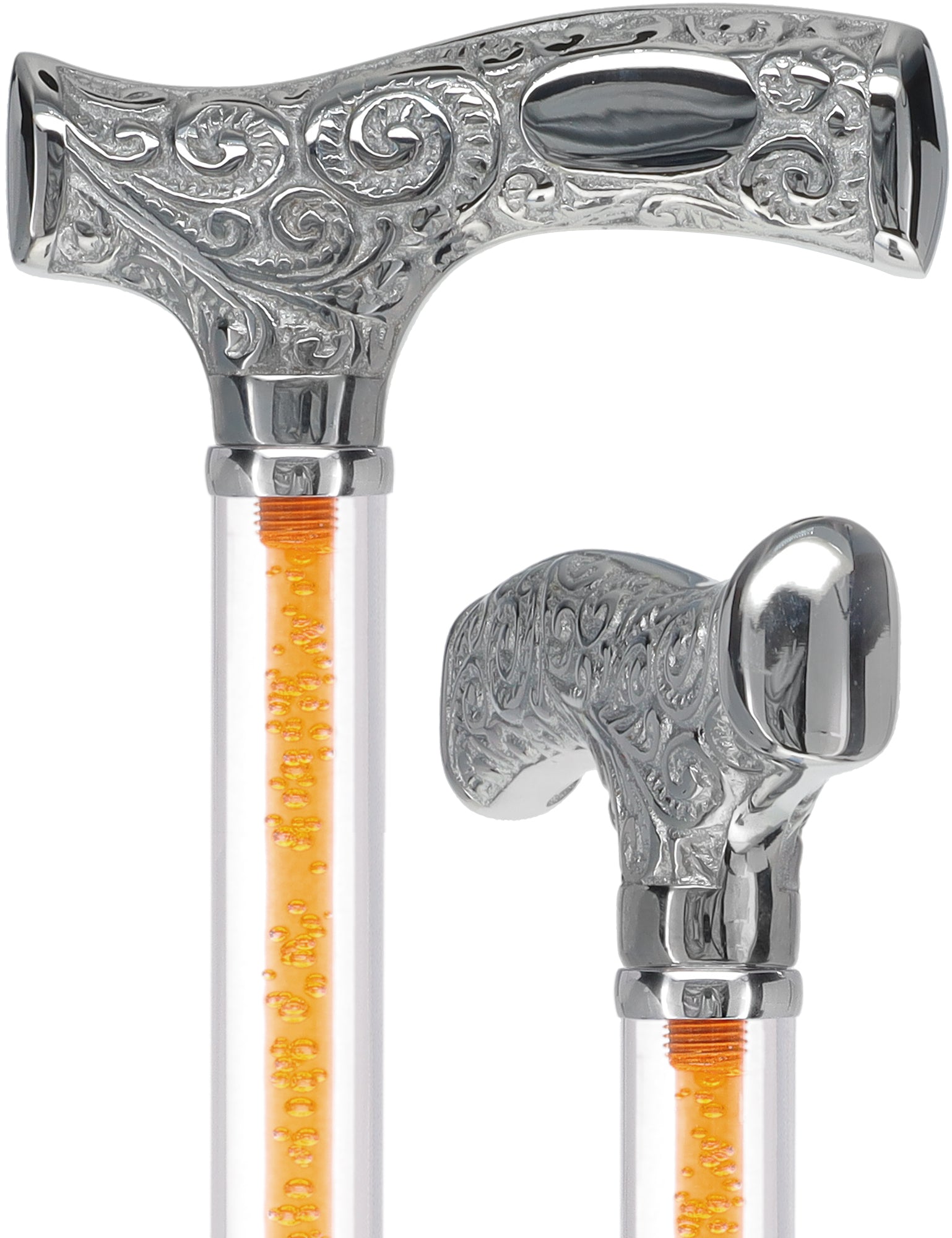 Make It Yours: Color Invisible Clear Shaft w/ Premium Chrome Brass Cane Buy Cheap Outlet