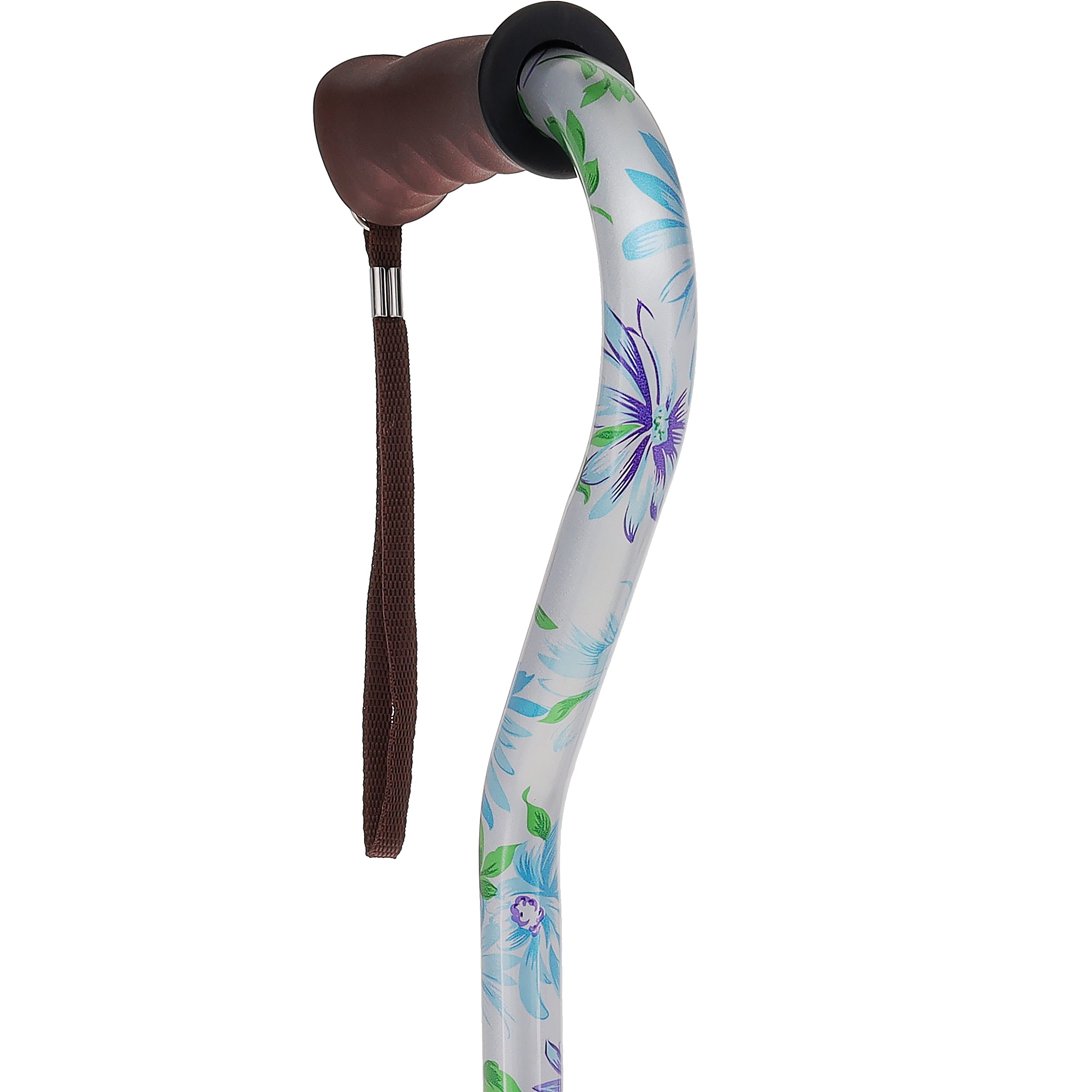 Heavenly Gardens: Comfort Grip Adjustable Offset Walking Cane Cheap Official