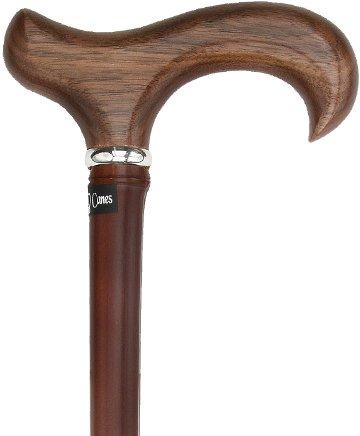 Scratch & Dent Walnut Derby Handle Cane with Dark Bamboo Shaft V1521 Buy Cheap Eastbay