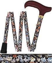 Scratch and Dent Evening Wildflowers Mini Compact Folding Cane V2302 Outlet Exclusive