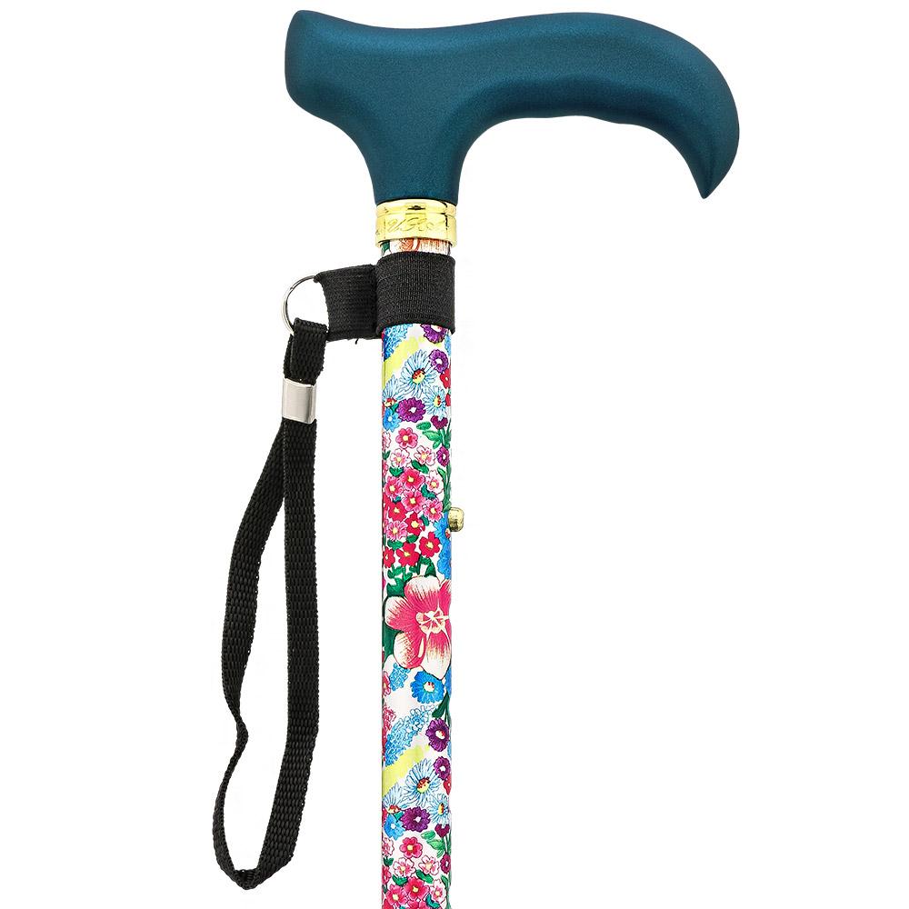 Beautiful Bouquet: Adjustable Folding Cane Wooden Handle Nicekicks Cheap Pice