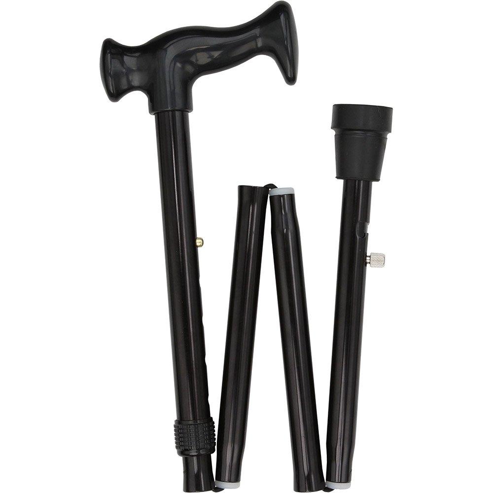 Scratch and Dent Black Adjustable Folding Retractable Ice Tip Orthopedic Handle Cane V2275 Cheap Sale Ebay